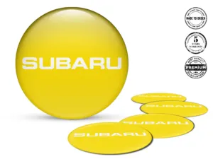 Subaru Custom Dome Logos Wheel Emblem Edition